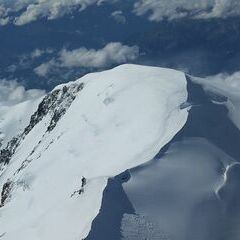 Verortung via Georeferenzierung der Kamera: Aufgenommen in der Nähe von 11013 Courmayeur, Aostatal, Italien in 5100 Meter